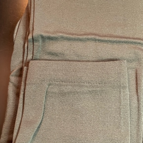 Olive colored fleece lined leggings.  NWT - Picture 9 of 9